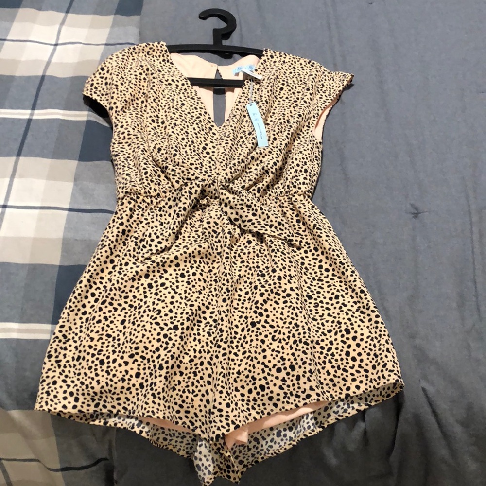 Leopard romper